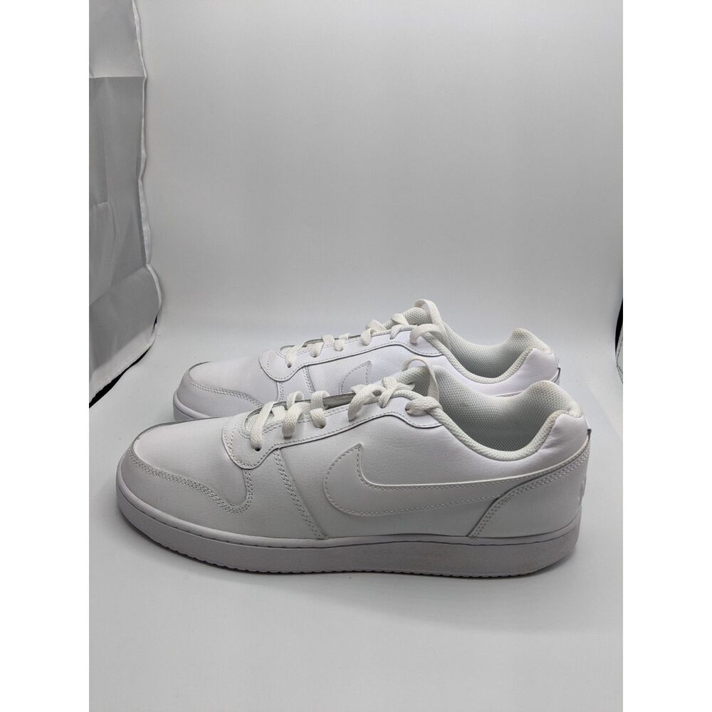 Nike Women's Ebernon Low Sneakers, White/White, 11 Medium US